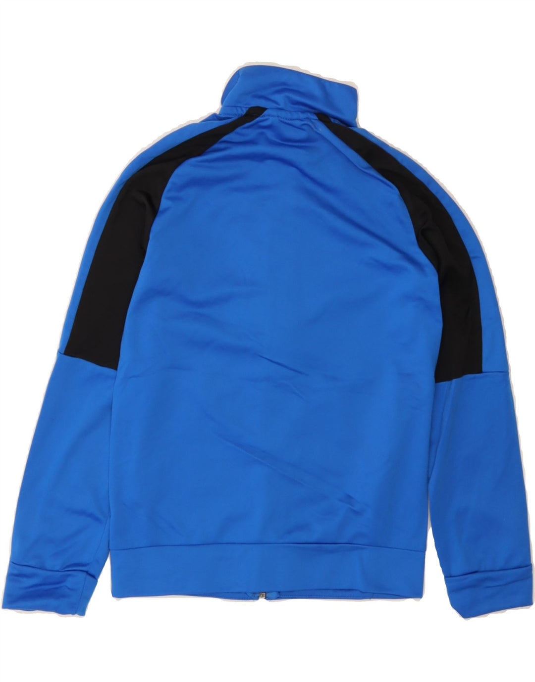 PUMA Boys Graphic Tracksuit Top Jacket 9-10 Years Blue Colourblock Vintage Puma and Second-Hand Puma from Messina Hembry 