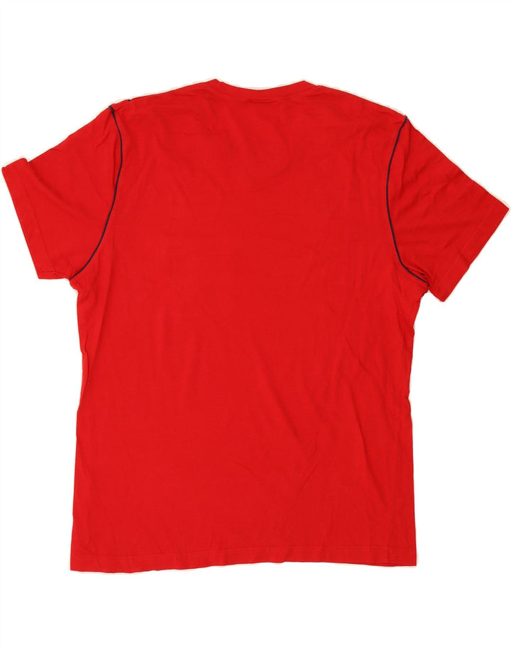 FILA Mens T-Shirt Top XL Red Cotton Vintage Fila and Second-Hand Fila from Messina Hembry 