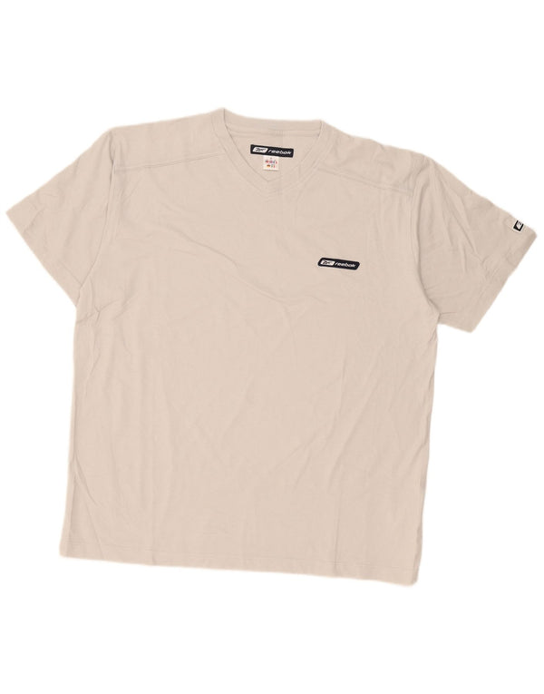 Ανδρικό T-Shirt Reebok Top XL Γκρι βαμβακερό