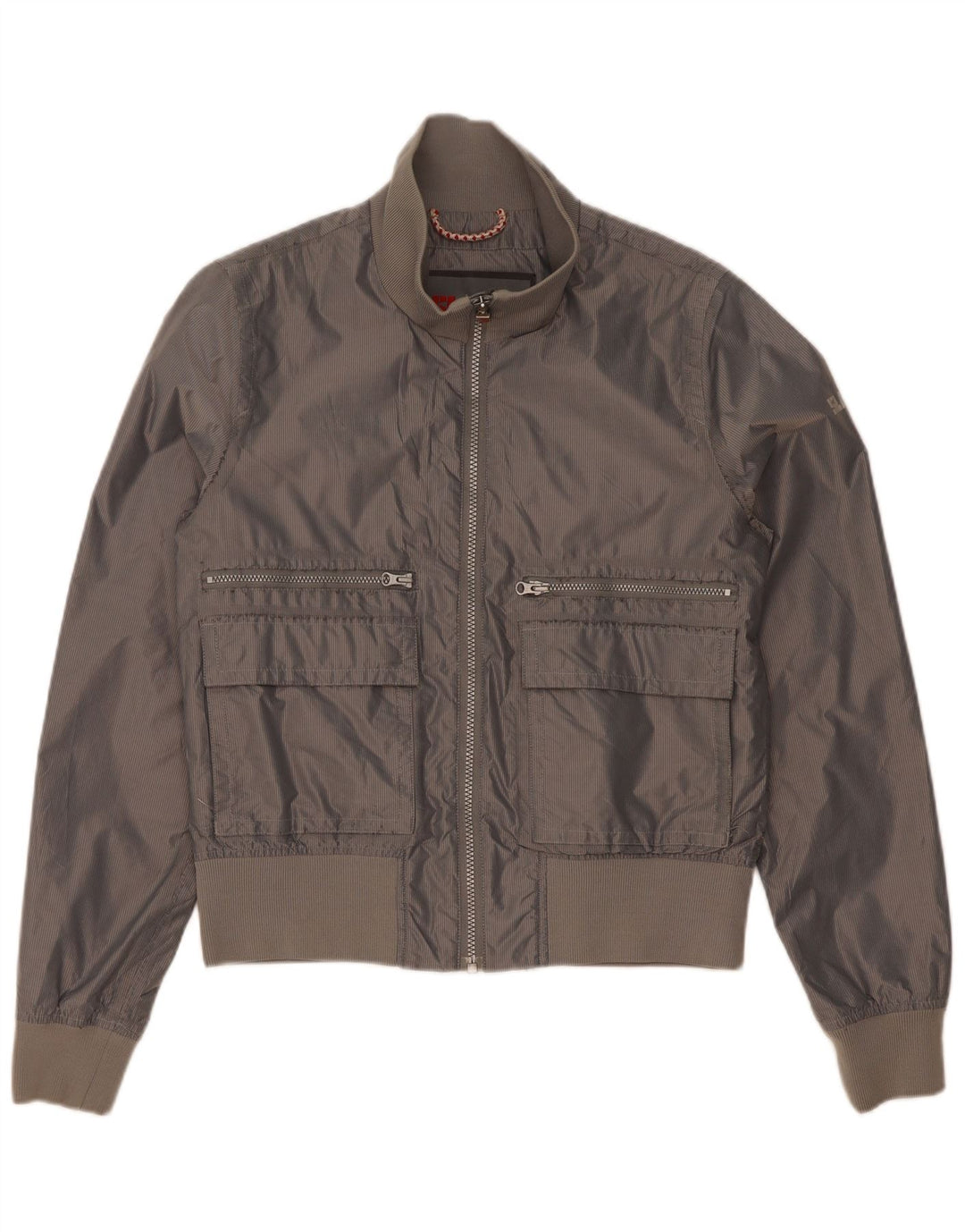 Giubbotto bomber da donna Slam UK 14 nylon grigio medio