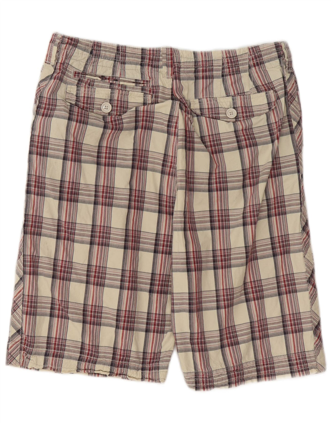 Ted Baker Mens Chino Shorts W32 Medium Multicoloured Check Cotton
