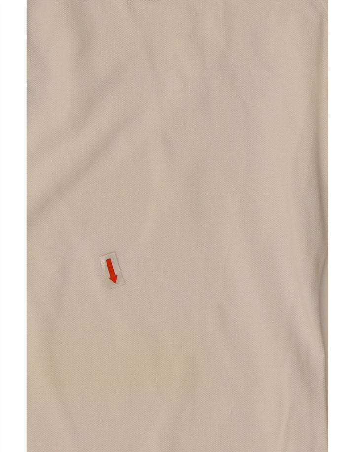 FILA Womens Polo Shirt UK 14 Large White Cotton Vintage Fila and Second-Hand Fila from Messina Hembry 
