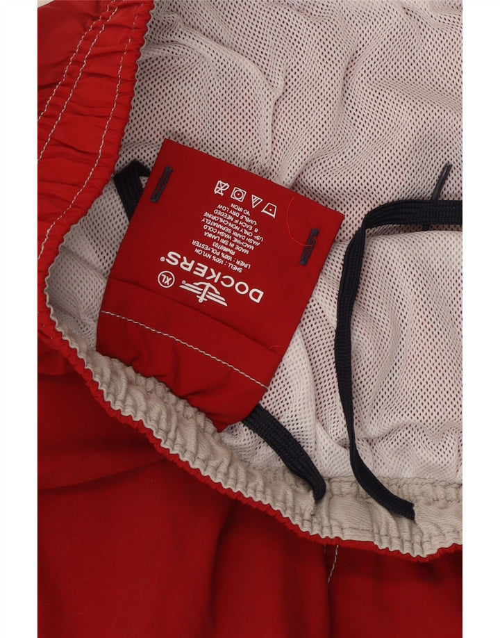 Dockers Mens Swimming Shorts XL  Red Nylon