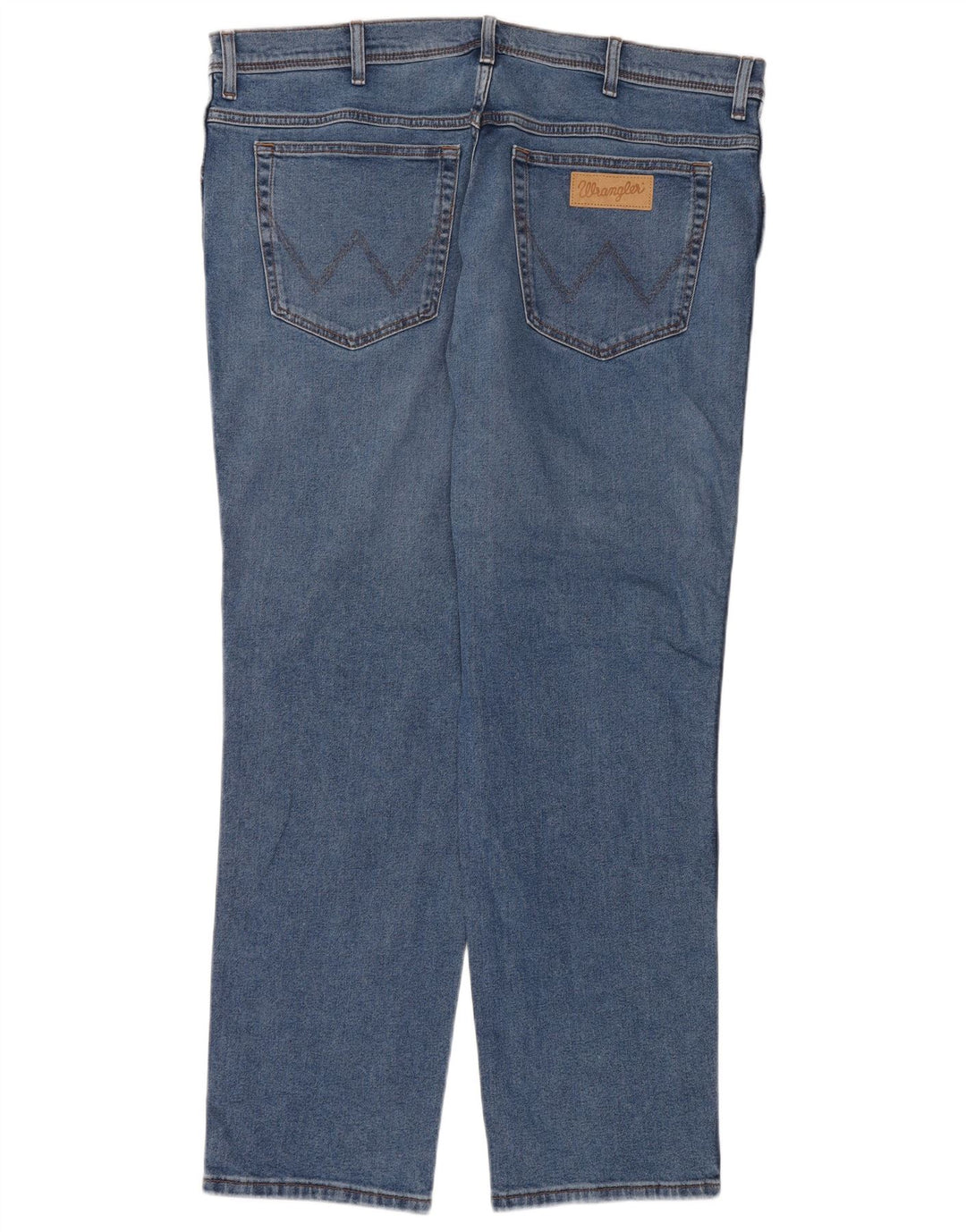 Wrangler Mens Texas Slim Jeans W42 L30 Blue Cotton