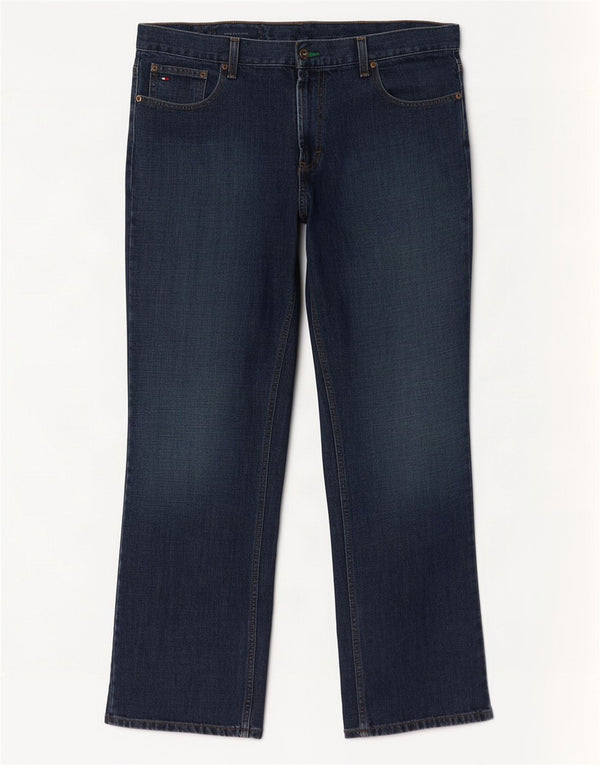 Tommy Hilfiger Mens Freedom Straight Farmer W34 L32 kék pamut