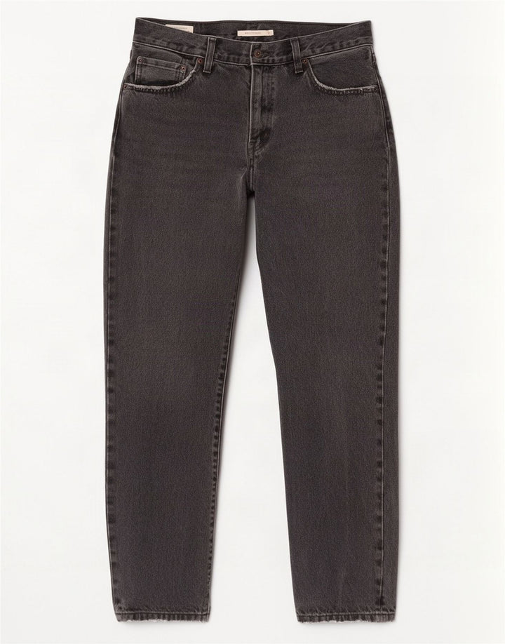 Женские прямые джинсы Levi's Middy W29 L31, серый хлопок