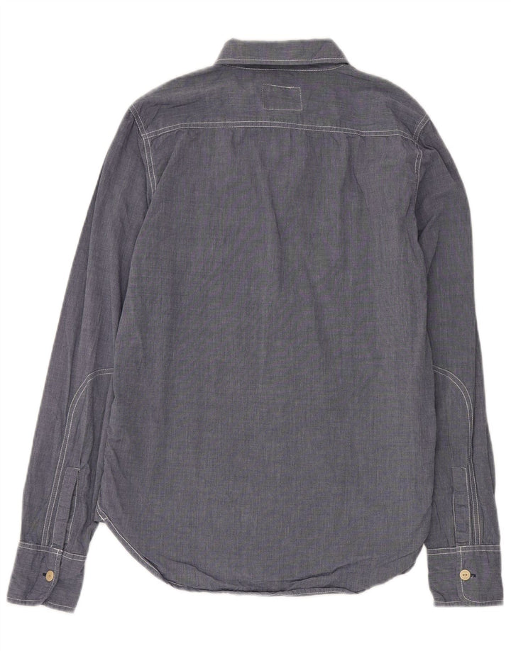 Superdry herreskjorte medium blå bomuld