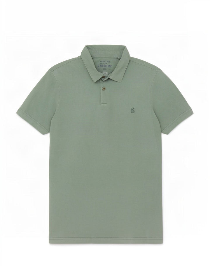 Joules Herren-Poloshirt, klein, grüne Baumwolle