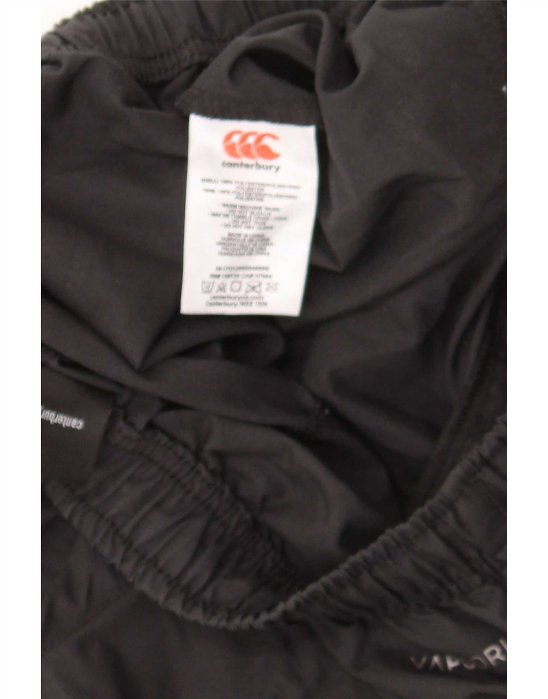 Pantaloncini sportivi da uomo Canterbury piccoli in poliestere nero