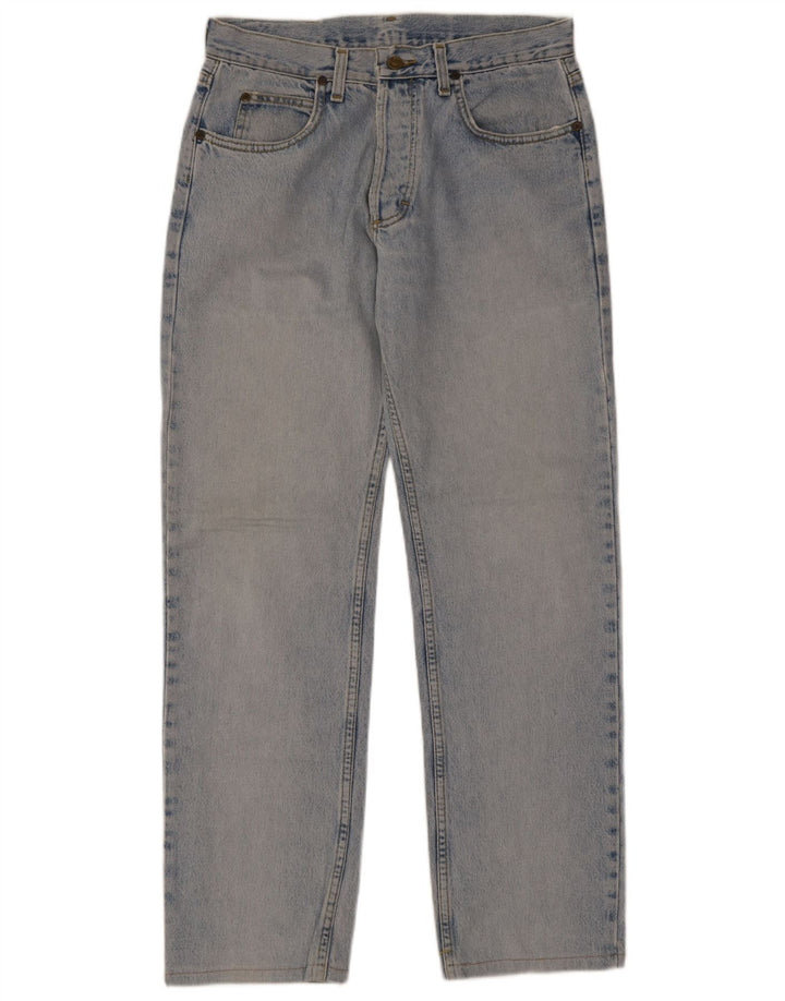 Lee Mens Straight Jeans W33 L34 Blue Cotton