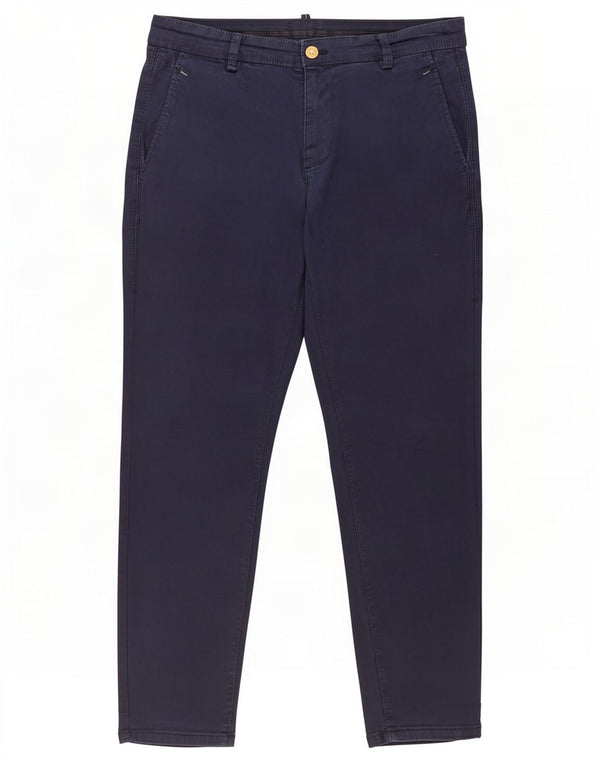 Мужские узкие укороченные брюки Zara EU 40 Medium W31 L26 Темно-синие