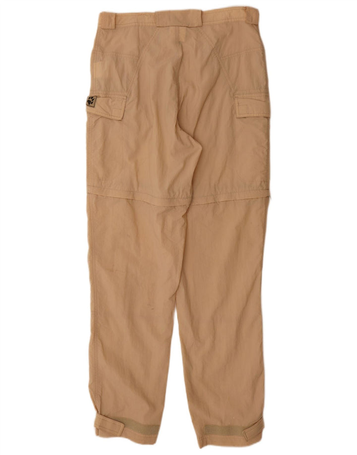 Jack Wolfskin Womens Cargo Windbreaker Trousers Large W32 L33 Beige