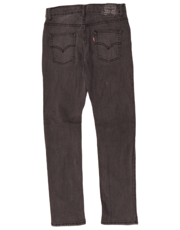 Levi's Boys 512 Slim Tapered Jeans 13-14 år W28 L29 Grå Bomuld