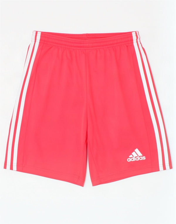 Adidas Boys Aeroready Sport Shorts 13-14 Years Red Polyester