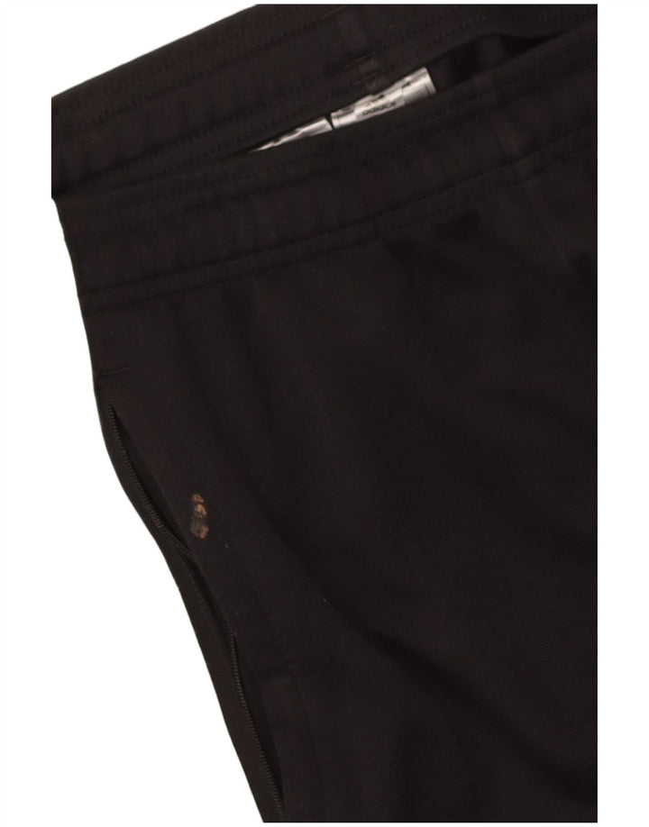 Adidas Mens Graphic Tracksuit Trousers Medium Black Polyester