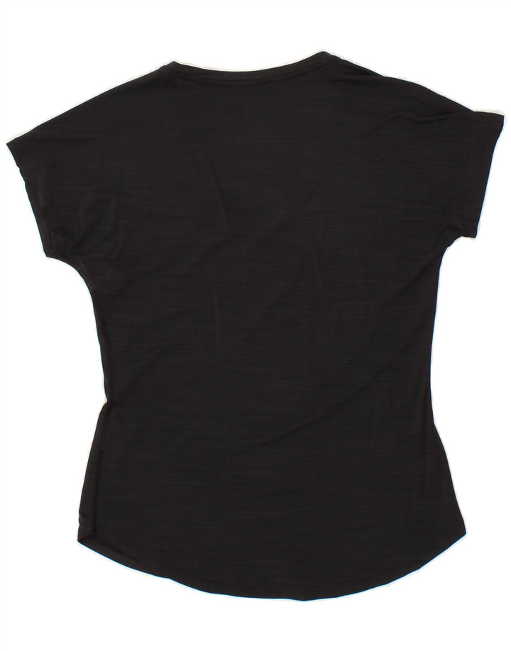 REEBOK Womens T-Shirt Top UK 8/10 Small Black Vintage Reebok and Second-Hand Reebok from Messina Hembry 