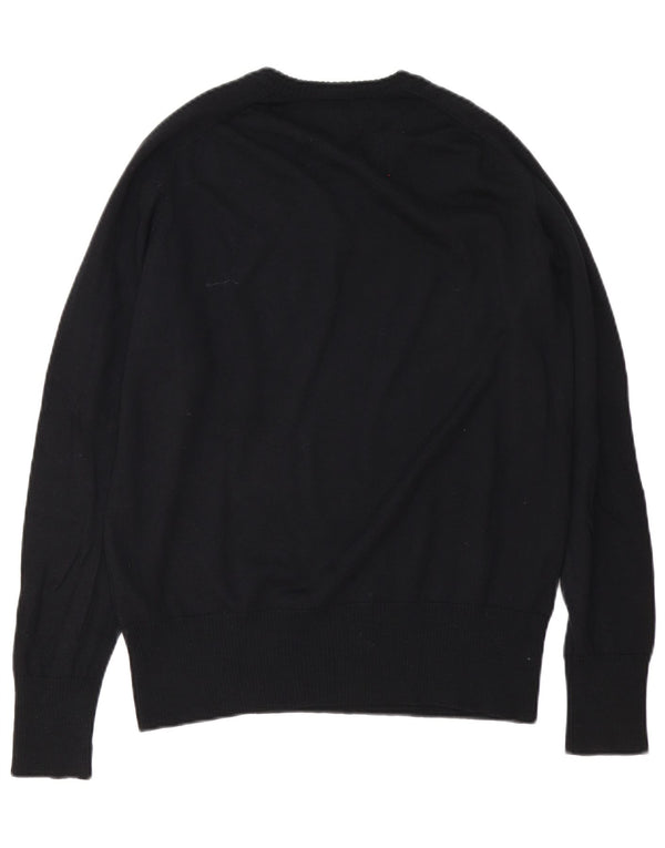 Calvin Klein Jeans Herre V-hals sweater Medium Sort Merinould