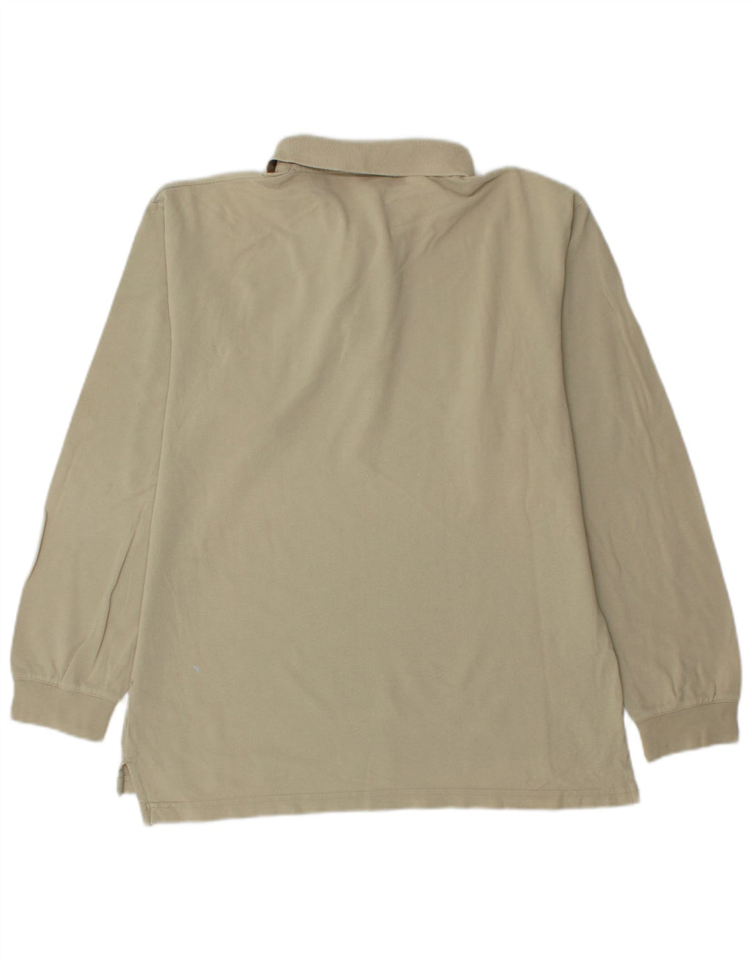 Asics Herren Langarm-Poloshirt Small Beige