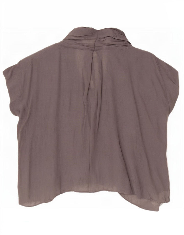 Damska bluzka oversize Calvin Klein Jeans, prześwitująca, UK 10, mała, szara