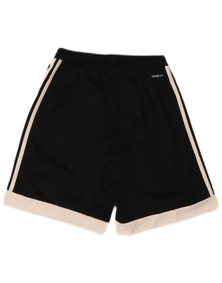 Pantaloncini sportivi Adidas Climacool da uomo piccoli in poliestere color block nero