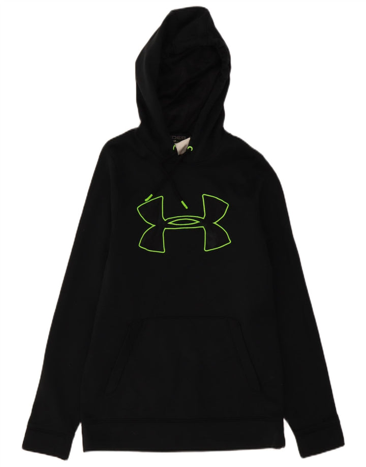Felpa con cappuccio grafica da uomo UNDER ARMOUR piccola nera