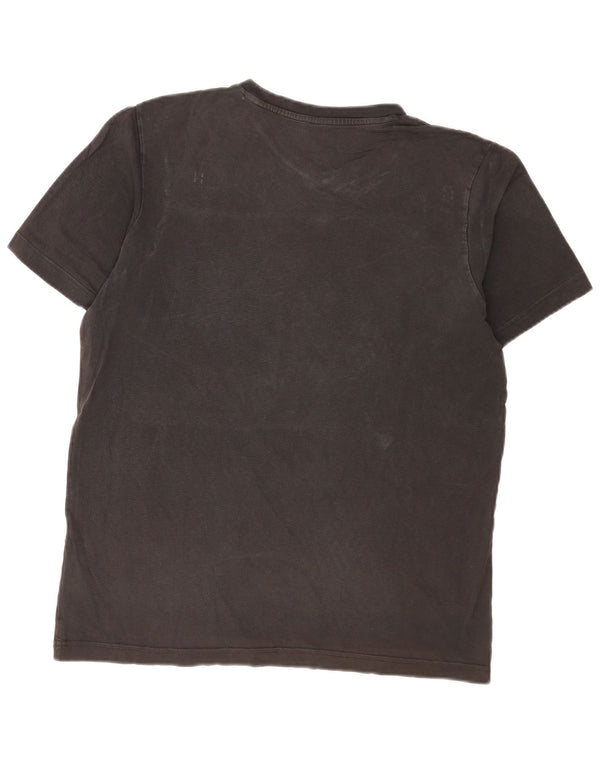 Adidas Herre grafisk T-shirt Top Medium Sort Bomuld