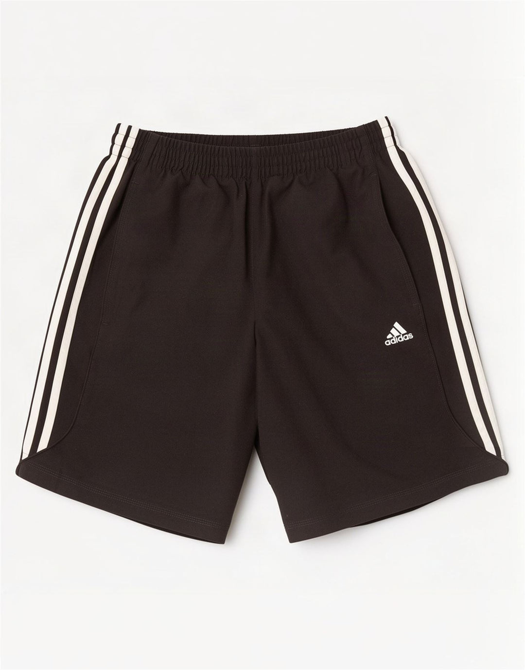Pantaloncini sportivi Adidas Climalite da uomo piccoli in poliestere nero