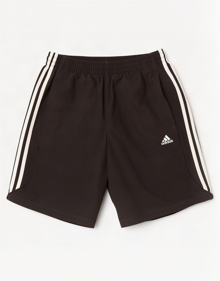 Pantaloncini sportivi Adidas Climalite da uomo piccoli in poliestere nero