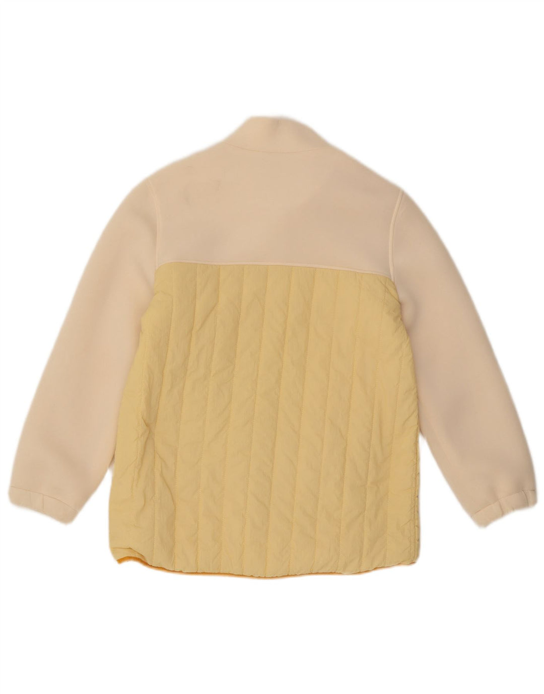Zara Pige Polstret Jakke 9-10 År Gul Colourblock Polyamid