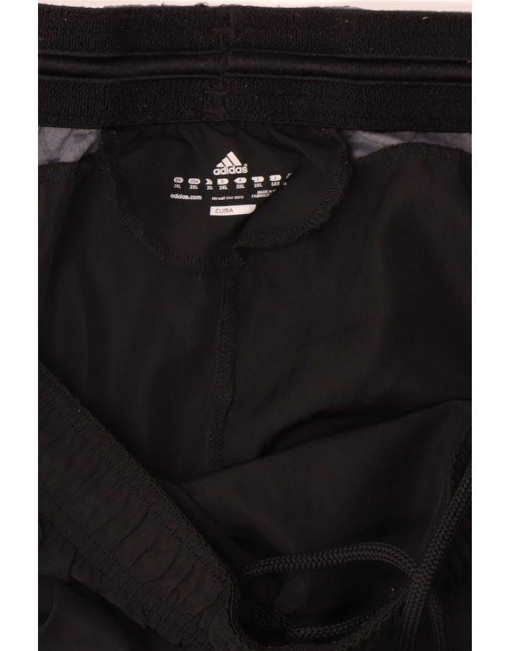 Adidas Męskie Spodenki sportowe Climacool 2XL Czarny poliester z blokami kolorów
