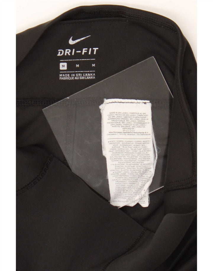 Damskie legginsy Nike Dri Fit UK 14, średni czarny poliester