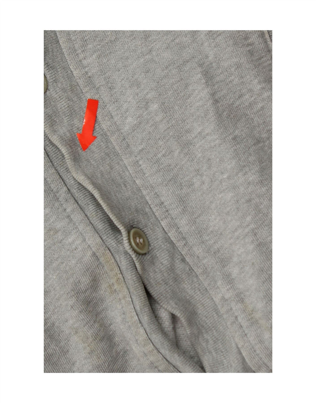 CHAMPION Womens Oversized Cardigan Sweater UK 10 Small Grey Cotton Vintage Champion and Second-Hand Champion from Messina Hembry 