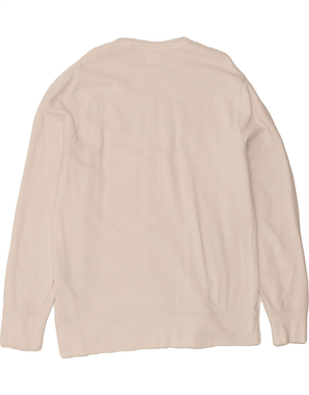 LEVI'S Mens Graphic Sweatshirt Jumper Medium White Cotton Vintage Levi's and Second-Hand Levi's from Messina Hembry 