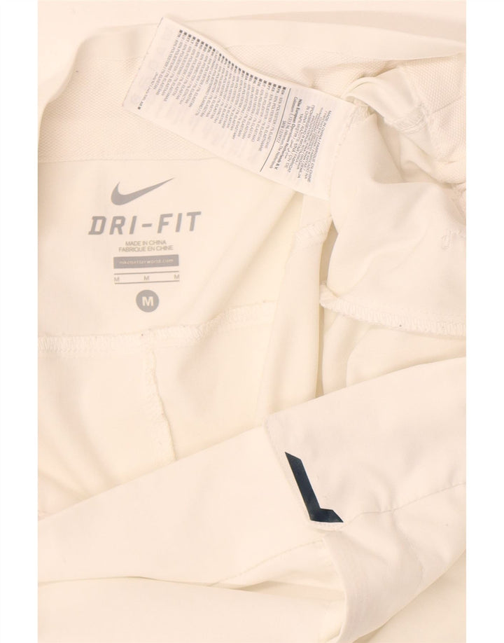 Pantaloncini chino Nike Dri Fit da uomo medi W30 poliestere bianco