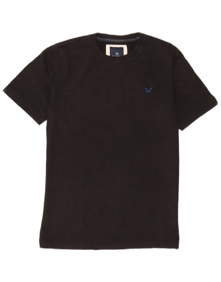 Crew Clothing Mens T-Shirt Top Small Black Cotton