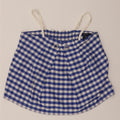 GANT Womens Crop Top UK 10 Small Blue Gingham Cotton Vintage Gant and Second-Hand Gant from Messina Hembry 