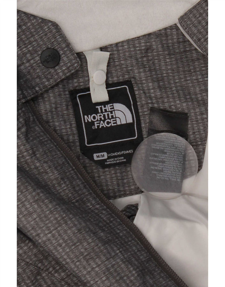 Женская дождевик с капюшоном The North Face UK 14, нейлон среднего серого цвета