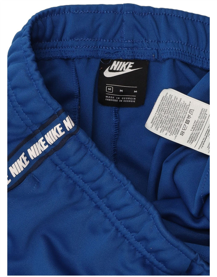 Nike Mens Graphic Tracksuit Trousers Joggers Medium Blue Polyester