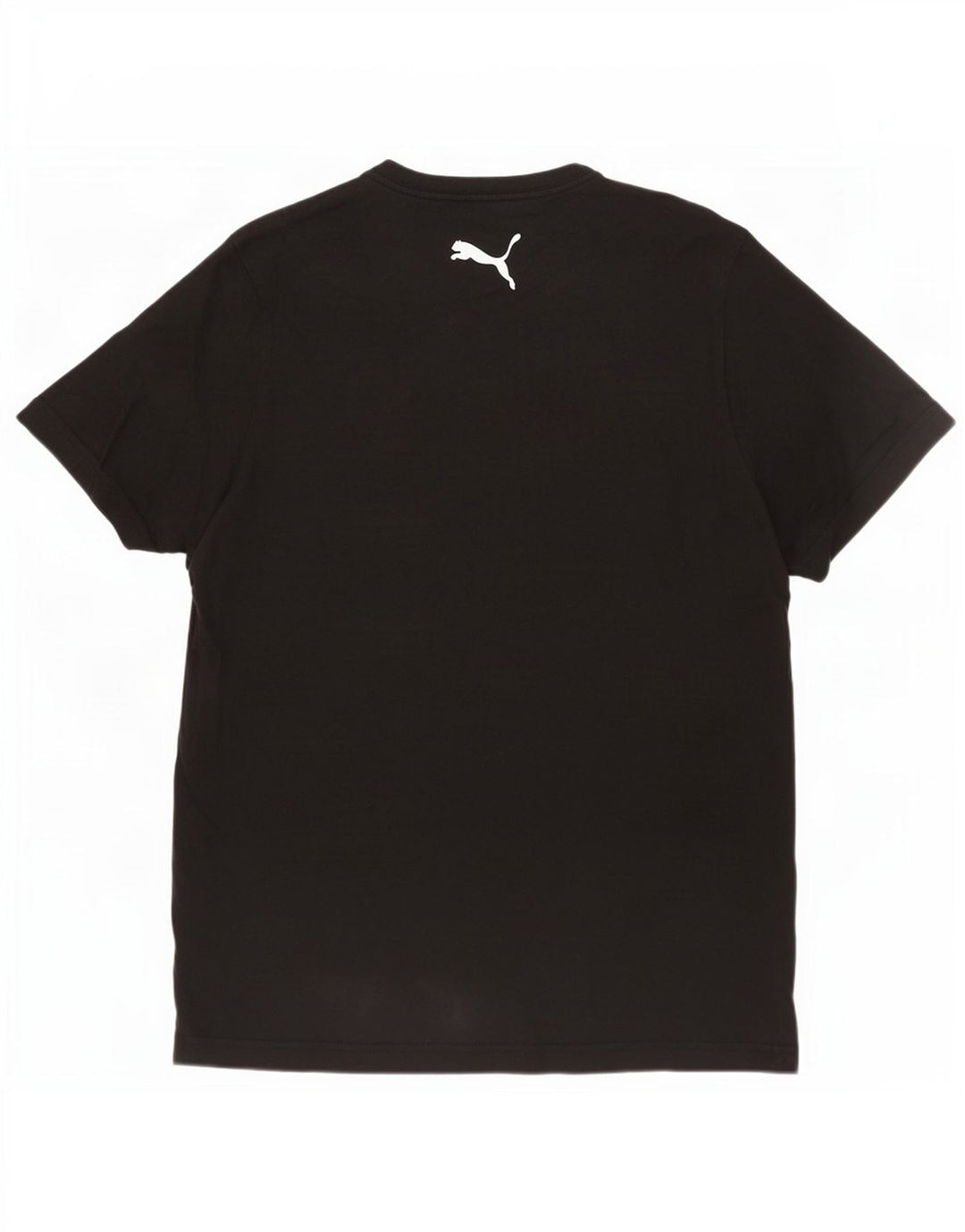 T-shirt da uomo Puma Top Large in cotone nero