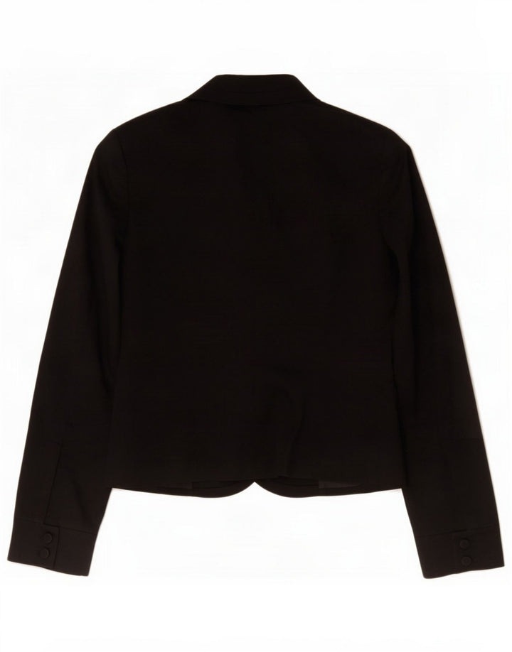 Trussardi Giacca blazer a 2 bottoni da donna IT 42 Blu navy medio