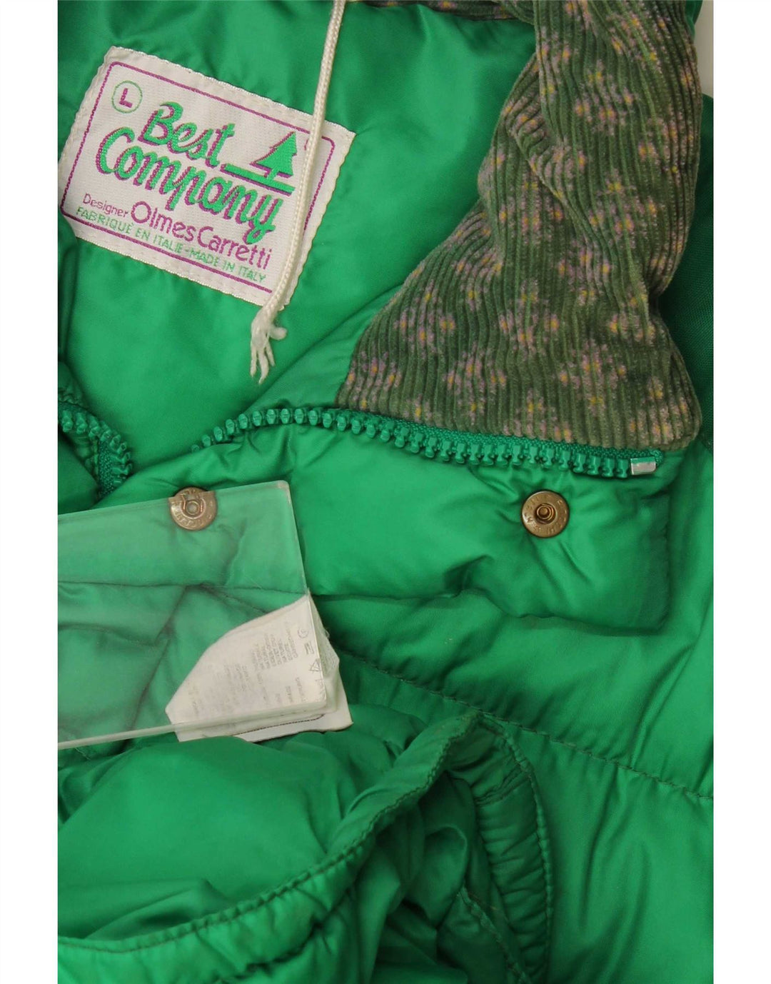 Best Company Mens Padded Jacket UK 40 Large Green
