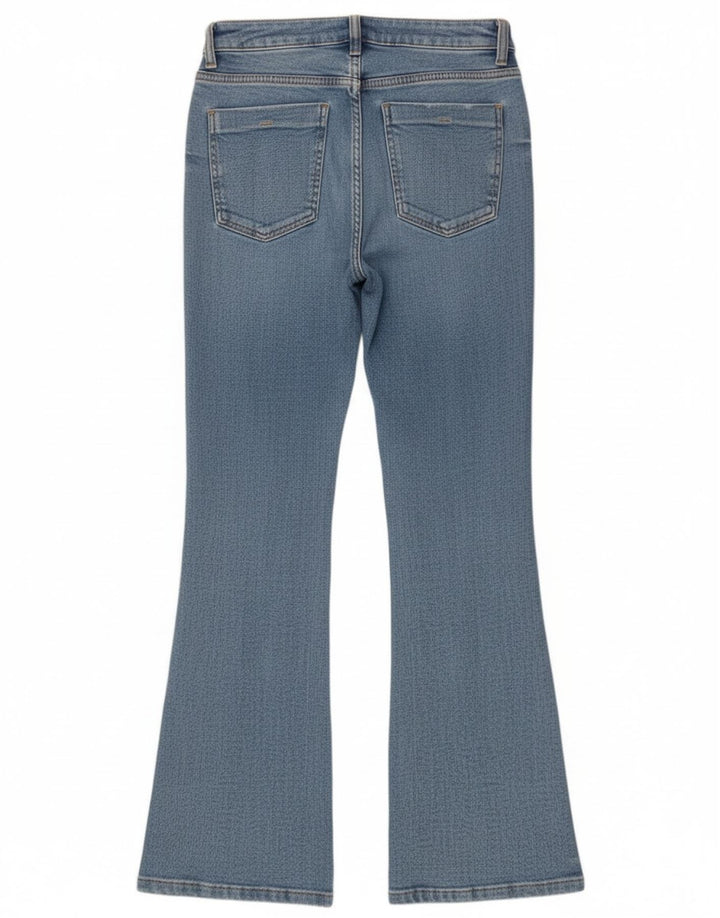 Zara Womens Flared Jeans EU 36 XS W26 L30 Blue