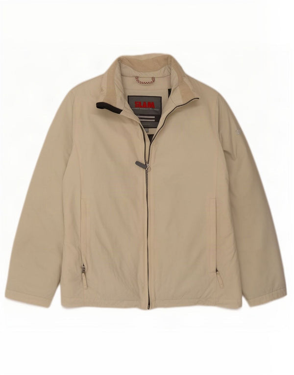 Giubbotto bomber da yachting da uomo Slam UK 38 Sport in nylon beige medio