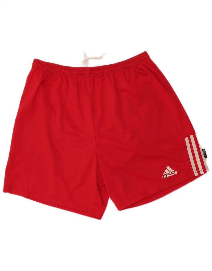 Adidas Mens Climalite Sport Shorts Large  Red