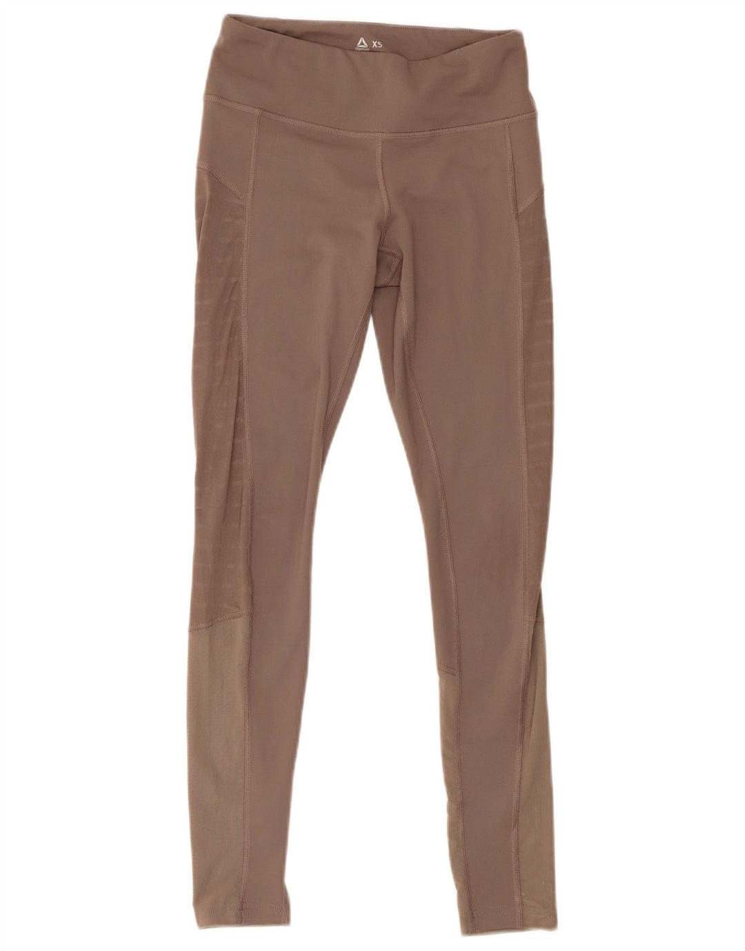 Reebok Womens Leggings UK 4/6 XS  Beige
