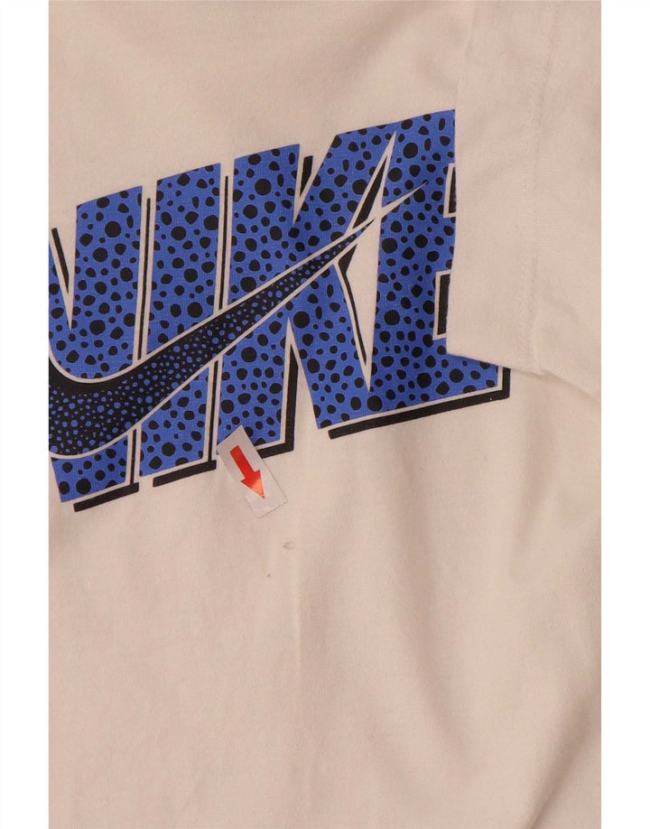 Nike Mädchen-T-Shirt mit Grafik, 10–11 Jahre, mittelweiß