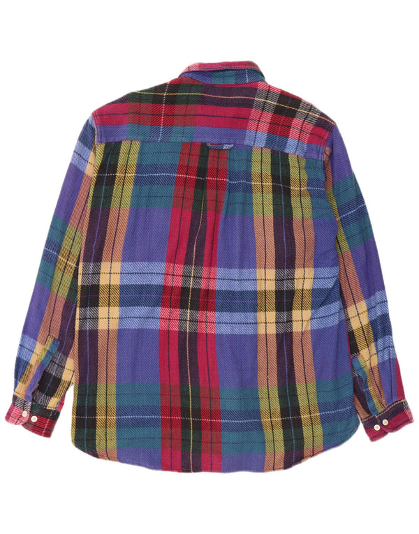 Junior.D Mens Flannel Shirt XL Multicoloured Plaid