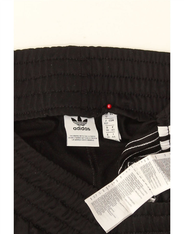 ADIDAS sportsshorts til kvinder UK 12 medium sort polyester