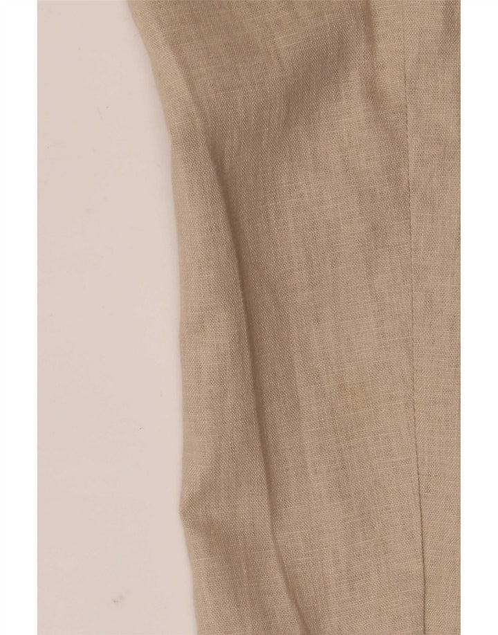 Marks & Spencer Veste blazer à 5 boutons pour femme UK 10 Petit lin beige