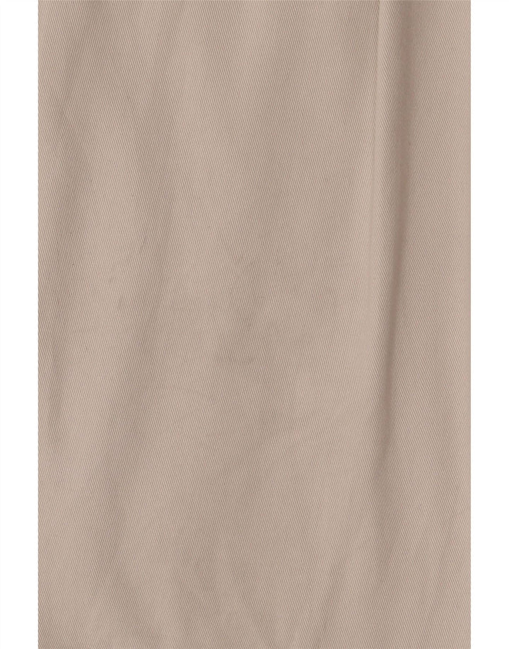 DOCKERS Mens Pegged Chino Shorts W36 Large Beige Cotton